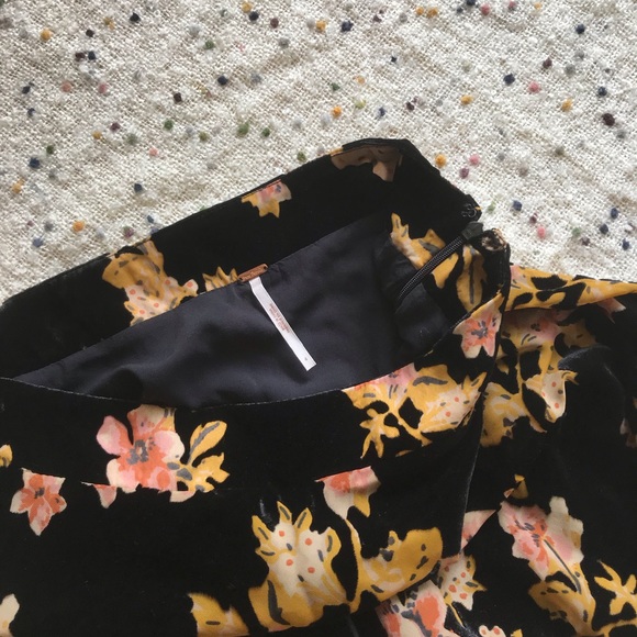 Free People Margaux Velvet Mini Skirt - Picture 13 of 14